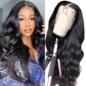 LACE FRONT WIG 18″ NATURAL BLACK 130% DENSITY