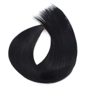 Keratin I Tip Prebond Hair Extensions Jet Black