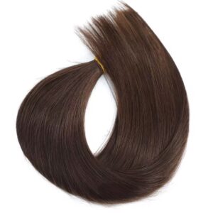 Keratin I Tip Prebond Hair Extensions Dark Brown