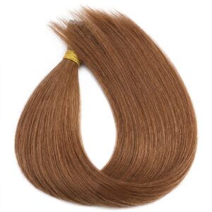 Keratin I Tip Prebond Hair Extensions Ash Brown