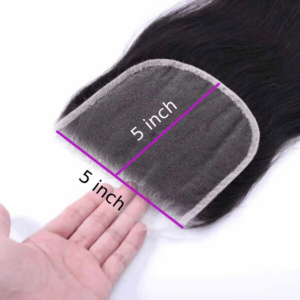 Lace Closure Transparent lace 5″ * 5″ (High Definition)